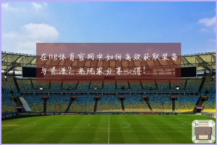 在ng体育官网中如何高效获取装备与资源？老玩家分享心得！